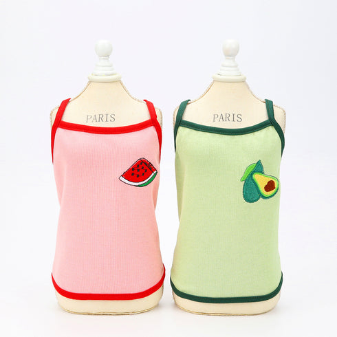 Fruits Camisole Cool Soft Breathable Pet Apparels