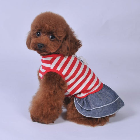 Elegant Princesss Camisole Dress for Small Dog