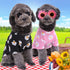 Dog Summer Cute Floral Shirts Clothes