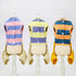 Dog 4 Legs Shirt Stripe Overalls