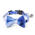 Tie Dye Print Cat Collar with Bell
