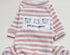 Long Sleeves Dog Pajamas Striped Pet Jumpsuits