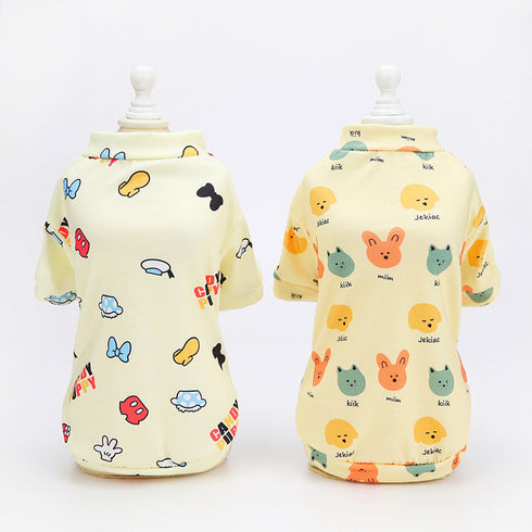 Cute Animal Puppy Shirts Dog Clothes