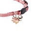 Valentine's Day Plaid Pattern Dog Collar