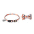 Adjustable Cat Collar Scarf Floral with Bell