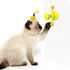 Cat Spring Interactive Chasing Feather Toys