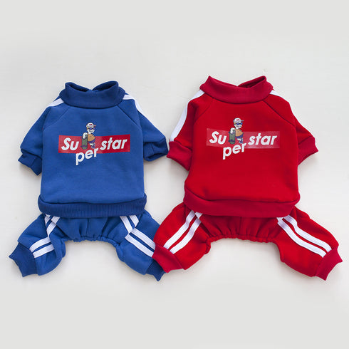 Four-Leg Sport Hoodie Puppy Clothes
