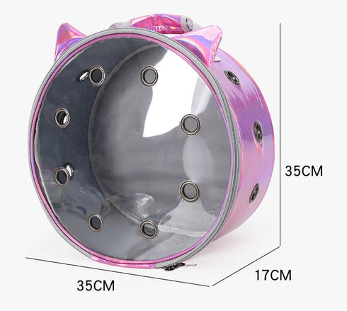 Transparent Clear Cat Carrying Backpack