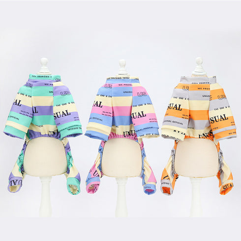 Soft Dog Jumpsuit Breathable Pet Apparel