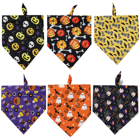 Halloween Dog Bandanas Pet Collar Bandana