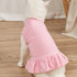 Soft Blank Dog Skirt Puppy Shirts Pet Dress