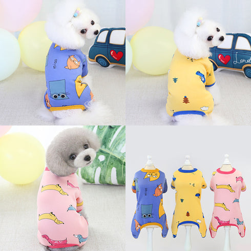 Winter Soft Material Stretchable Dog Pajamas