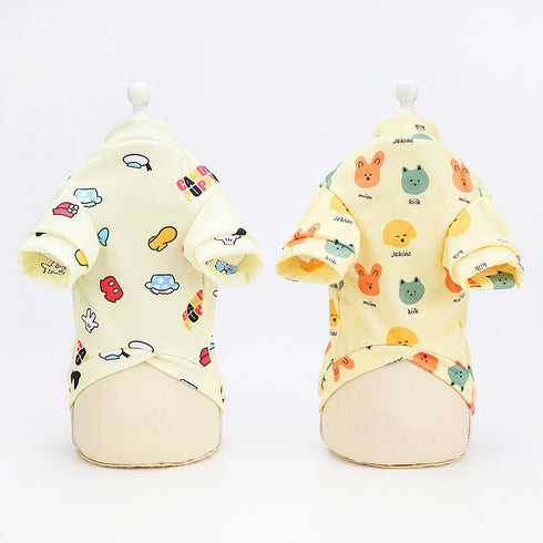 Cute Animal Puppy Shirts Dog Clothes