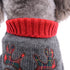 Christmas Holiday Dog Clothes Reindeer Sweater