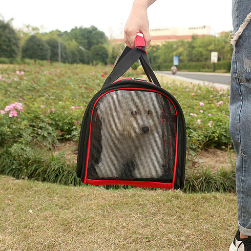 Pet Mesh Travel Portable Carrier Bag