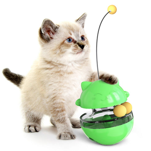 Snack Dispenser Tumbler Slow Feeder Toy for Cats