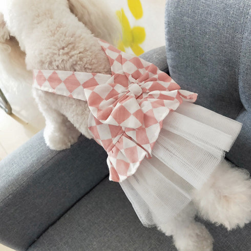 Bowknot Cute Sweet Dress for Small Dogs