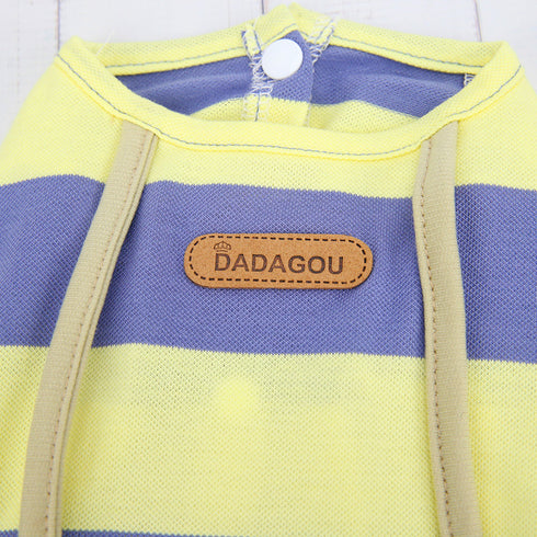 Dog 4 Legs Shirt Stripe Overalls