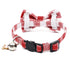 Valentine's Day Plaid Pattern Dog Collar
