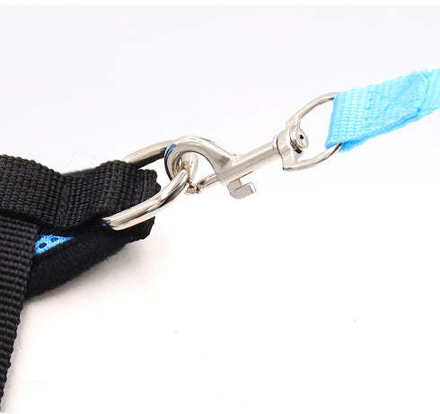 Reflective Soft Padded Vest with Dog Leash