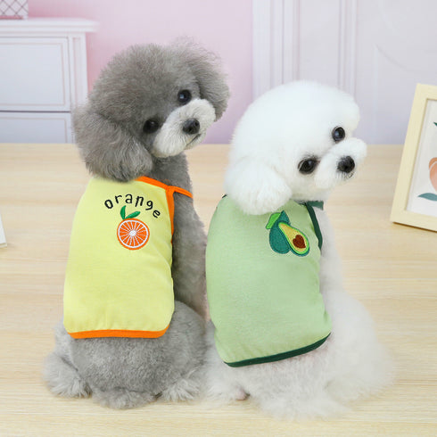 Fruits Camisole Cool Soft Breathable Pet Apparels