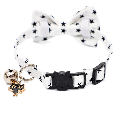 Cat Collar Bow Tie with Bell Small Dog Pets