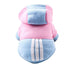 Dog Clothes Sports Stripe Hoodies