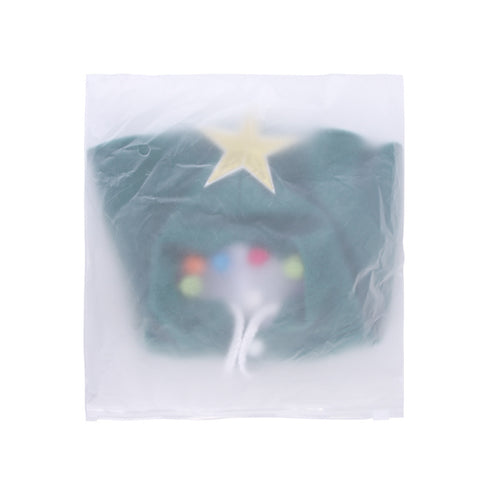 Dog Santa Tree Cloak Cat Christmas Costume with Hat