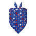 Memorial Day American Flag Dog Triangle Bibs