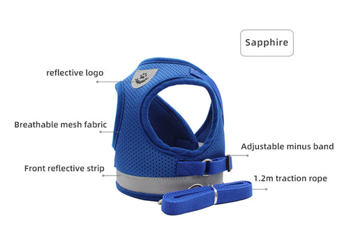 Breathable Walking Vest Harnesses for Dogs