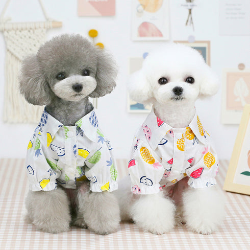 Breathable Dog Polo T-Shirts Summer Clothes