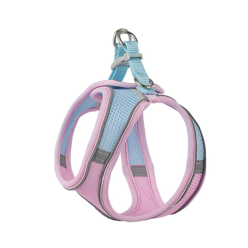 Reflective Cat Breathable Body Harnesses and Leash set