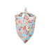 Dog Bandana Flower Print Triangle Scarf
