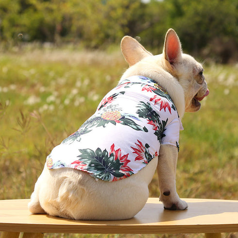 Hawaiian Dog Shirts Apparel Suit for Holiday