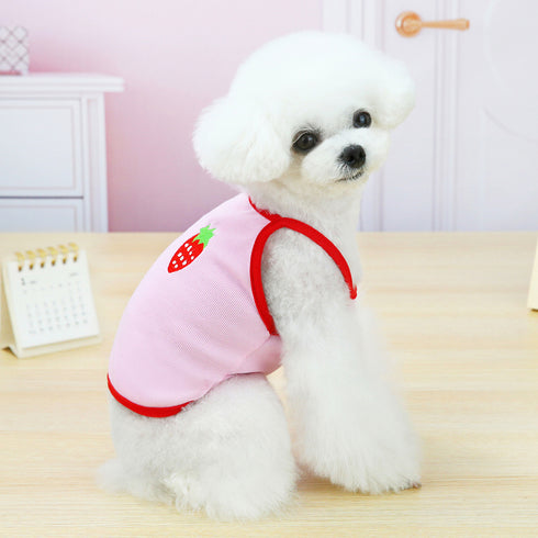 Fruits Camisole Cool Soft Breathable Pet Apparels