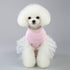Dog Princess Dress with Rabbit Lace Gauze Skirt