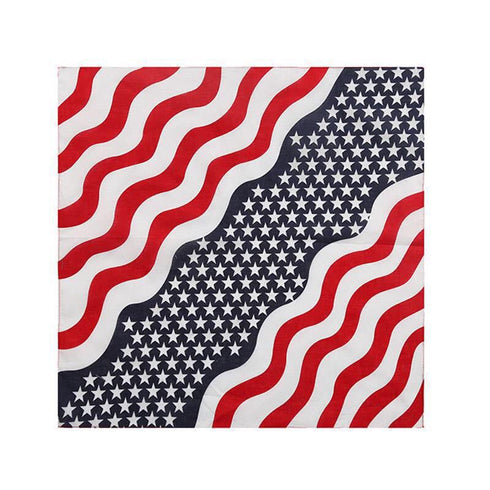 American Flag Bandana Dog Bib Scarf
