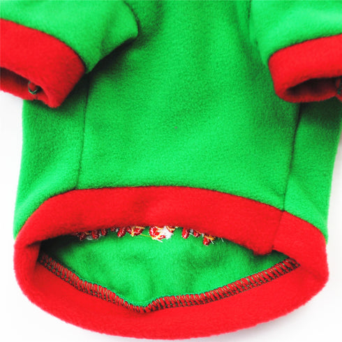 Puppy Christmas Pet Santa Claus Suit