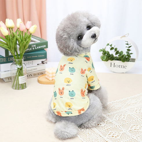 Cute Animal Puppy Shirts Dog Clothes