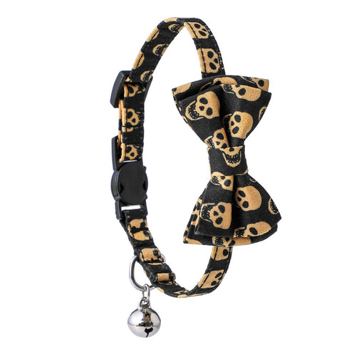 Halloween Dog Collars with Bow Tie and Bells