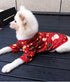 Christmas Dog Shirt Vest Soft Breathable Pet Clothes