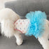 Dog Blue Dresses Party Birthday Pet Apparel