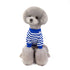 Dog Clothes Striped T-Shirt for Small Dogs