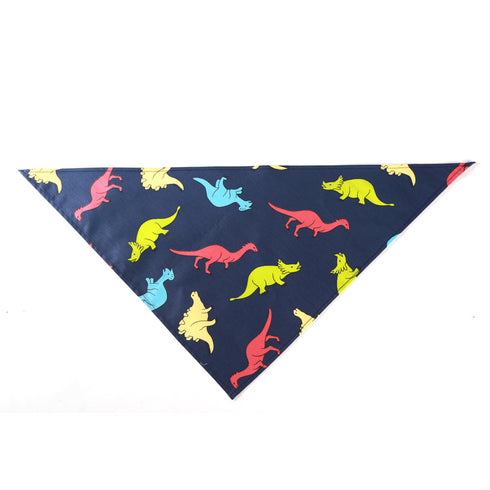 Dog Dinosaur Bandanas Birthday Scarf for Pet