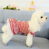 Dog Cute Plaid Floral Princess Dress