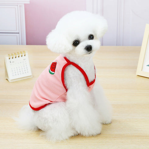 Fruits Camisole Cool Soft Breathable Pet Apparels