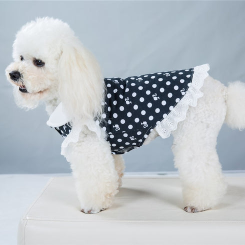 Dot Birthday Dress Doggie Wedding Skirt