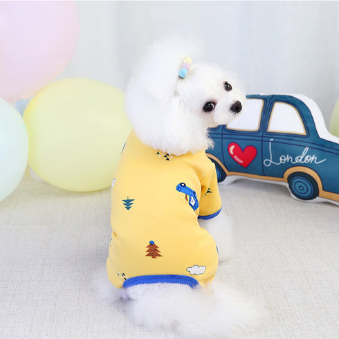 Winter Soft Material Stretchable Dog Pajamas