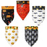Dog Bandana with Pumpkin Bat Ghost Pattern