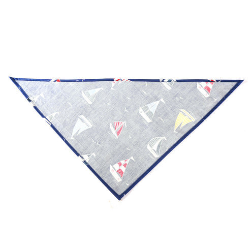 Washable Dog Sailboat Bandanas